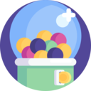 food and restaurant,entertainment,birthday and party,sweet,sugar,candy,gum,candy machine,gumball machine